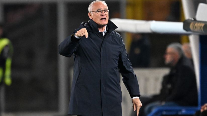Claudio Ranieri reacts (©Francesco Pecoraro/Getty Images)