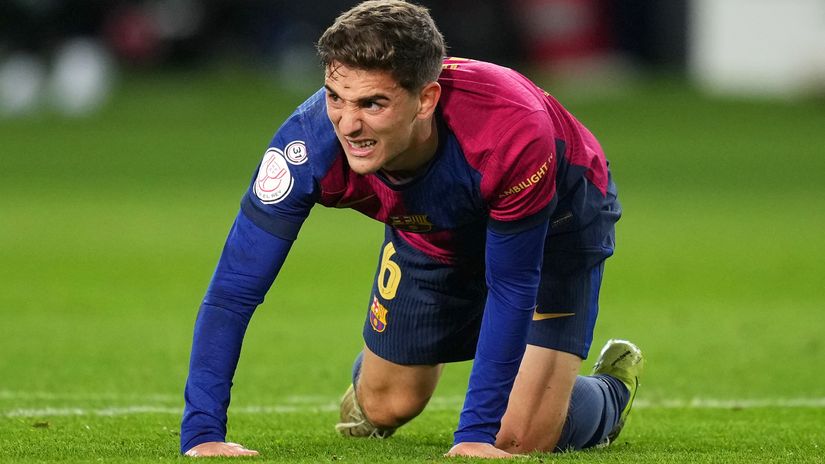 Gavi on the ground (©Alex Caparros/Getty Images)