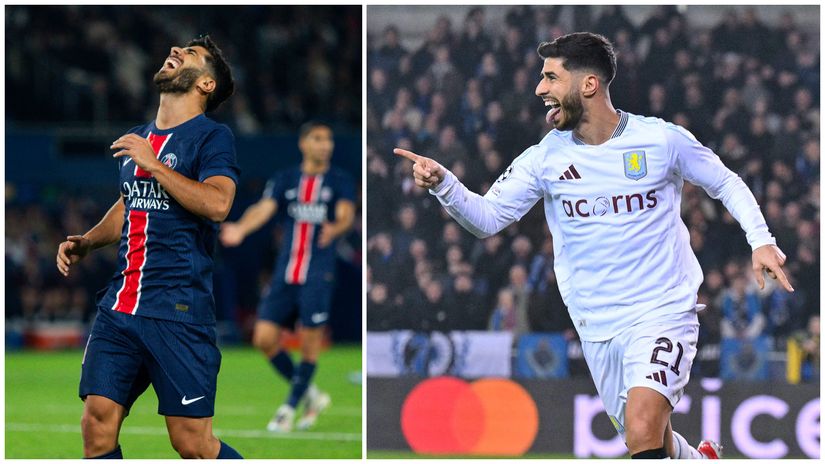 Asensio before and after his revival at Aston Villa (©AFP)