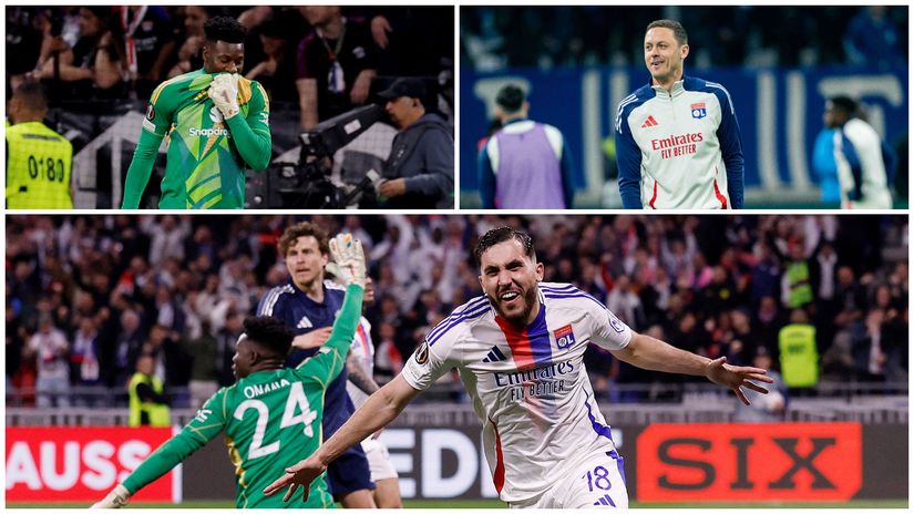 "The war triangle" - Onana, Matic & Cherki (©Reuters/Andrew Couldridge/Gallo Images/AFP)