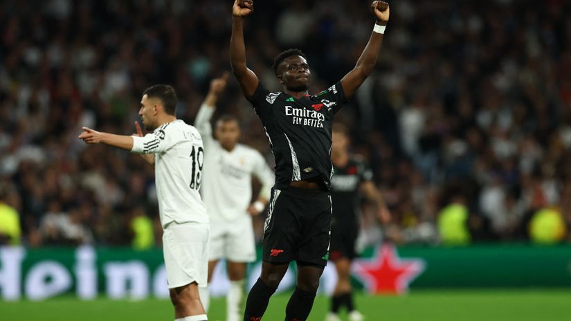 Bukayo Saka (©Action Images via Reuters/Lee Smith/Gallo Images)