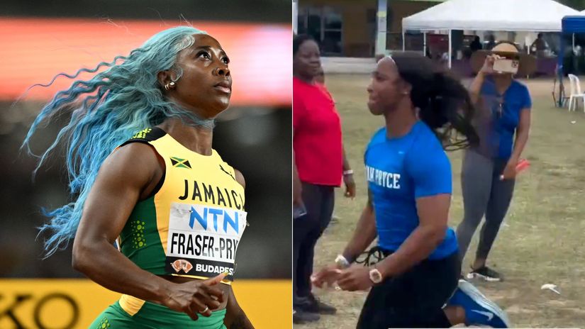 Shelly-Ann Fraser-Pryce © AFP, Screen Grab