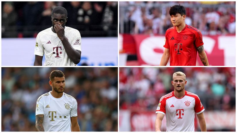 Upamecano, Kim, Hernandez, and De Ligt (©Getty Images)