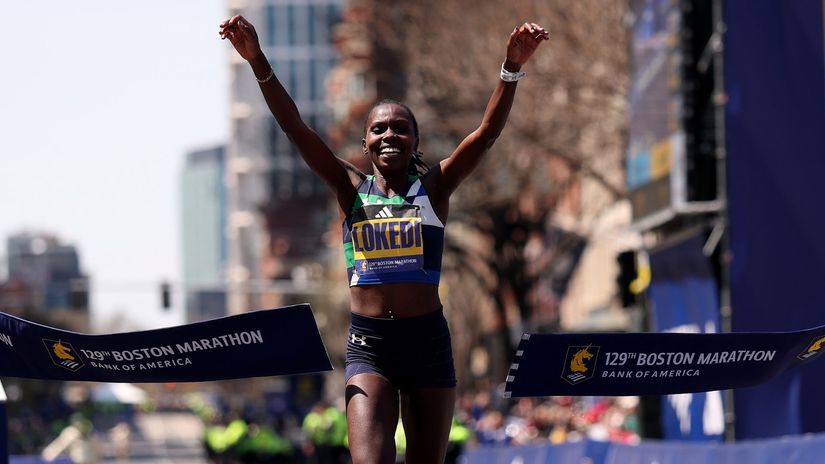 Sharon Lokedi © Boston Marathon