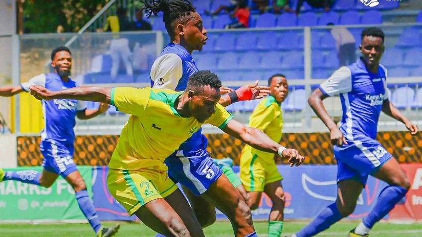 Action between Sharks and Bandari © Allan Netia