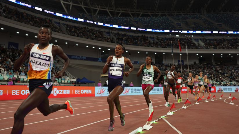 Faith Kipyegon sets record after opening track season in Xiamen Diamond League
