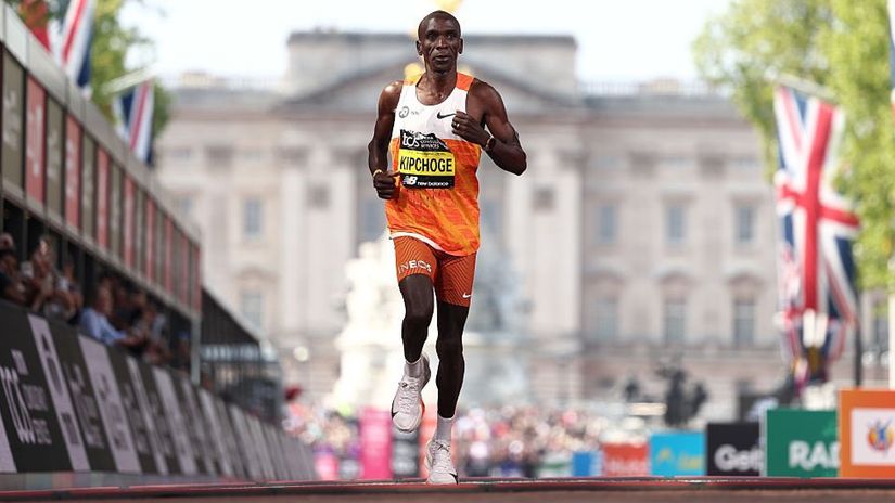 Eliud Kipchoge at London Marathon © Getty Images