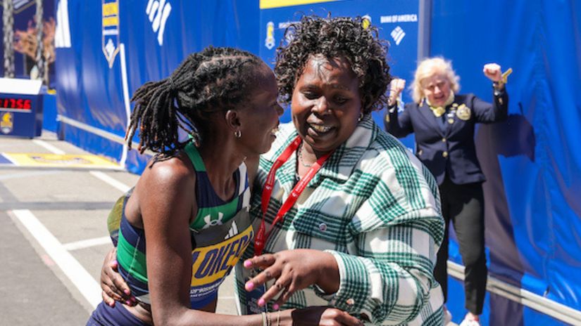 Sharon Lokedi and her mum Rose © courtesy
