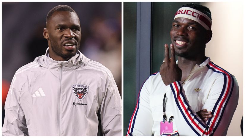 Benteke and Pogba (©Getty images sport)