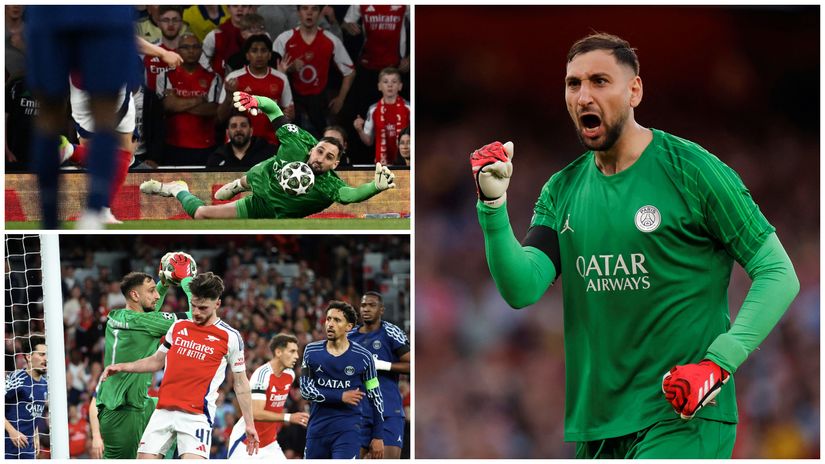 Donnarumma was exceptional last night (©Reuters/Dylan Martinez/Andrew Couldridge/Xavier Laine/Getty Images/Gallo Images)