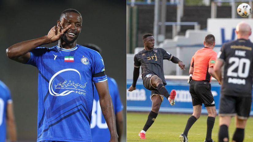 Masud Juma/Victor Wanyama ©Esteghlal/Dunfermline FC