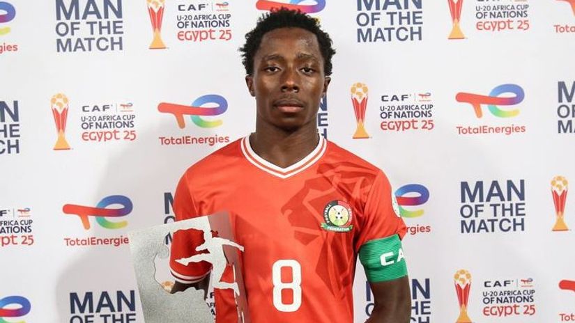 Kevin Wangaya wins MOTM vs Nigeria/Harambee Stars on X