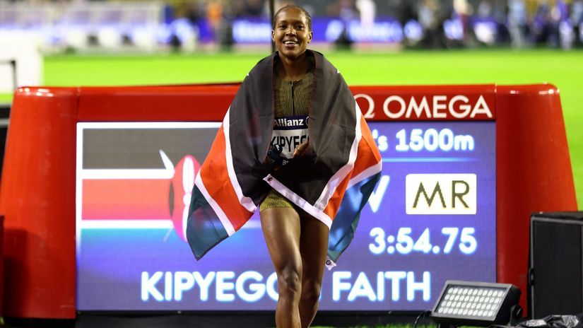 Diamond League: Kipyegon chasing record-equaling title in Eugene