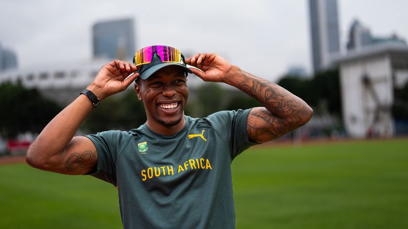 Akani Simbine © World Athletics