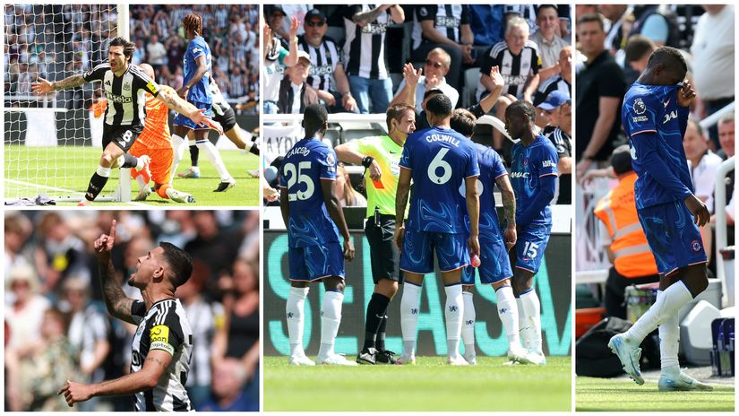 Tonali and Guimaraes were the most deserving for Newcastle's vital win, though Jackson significantly helped (©George Wood/Getty Images/Reuters/Lee Smith/Gallo Images)