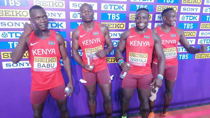 Kenya men's 4×100m relay team seals World Athletics Championships slot