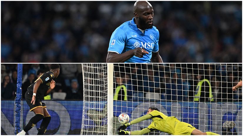 Lukaku and the moment of Genoa's goal (©Getty Images)