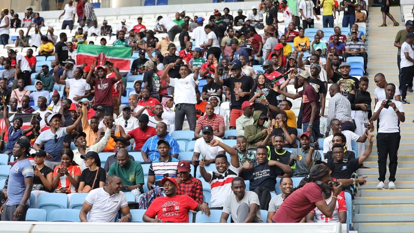 Kenyans living in Doha © Harambee Stars