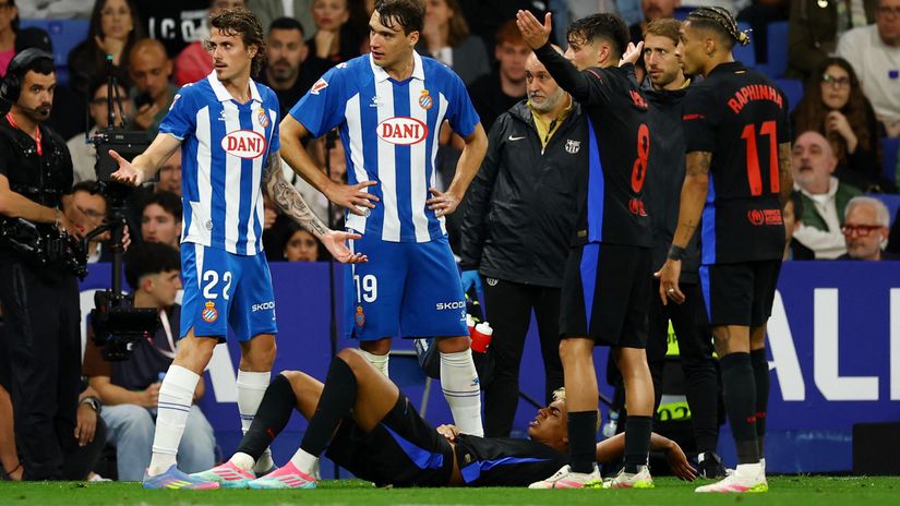 "He was rolling around the pitch like he’d been hit by a sniper"