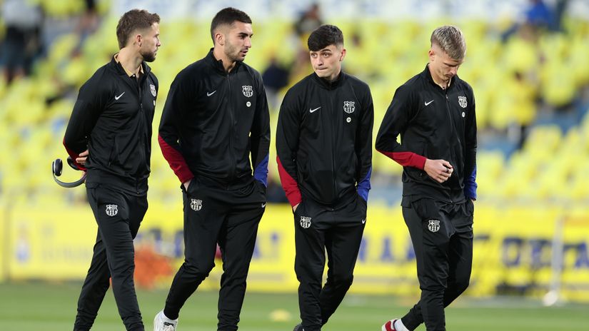 Inigo Martinez, Ferran Torres, Pedri and Dani olmo (©Getty Images)