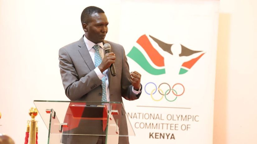 NOC-K President Paul Tergat/Team Kenya