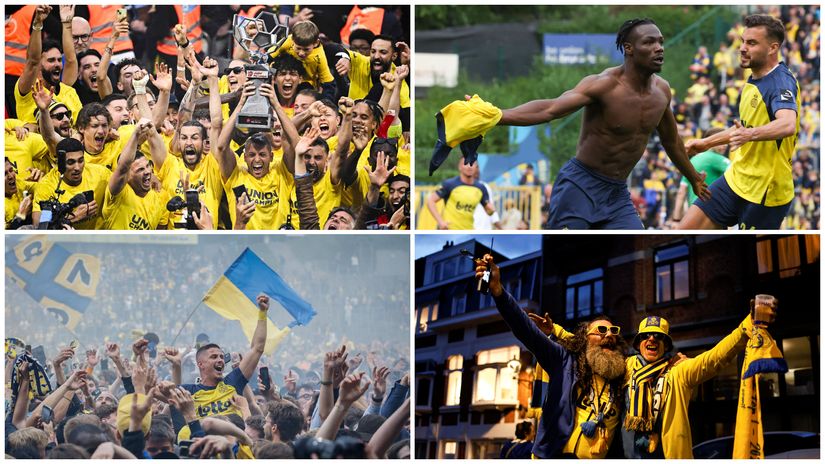 Celebration of the succes Union waited for almost a century (©AFP)