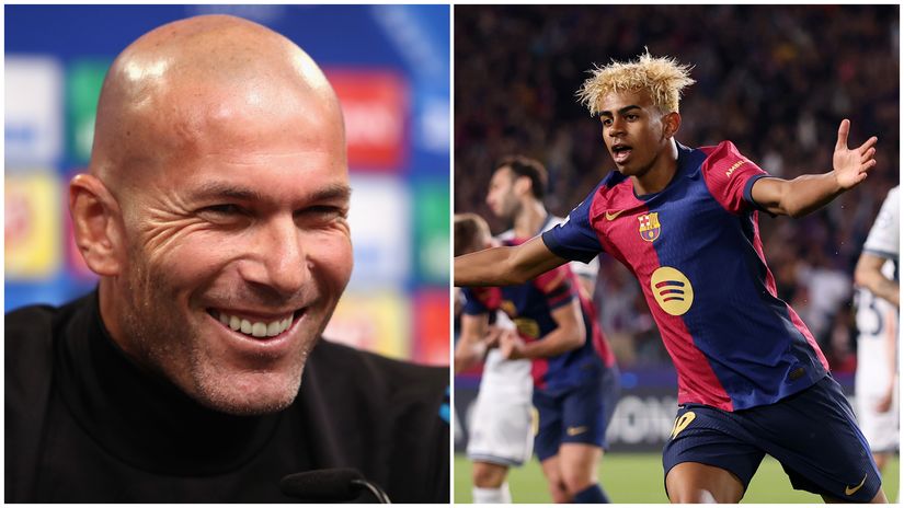 Zidane and Yamal (©Getty Images)