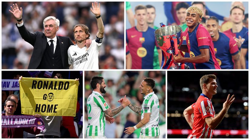 The heroes and the antiheroes of La Liga's 2024-25 (©Getty images)