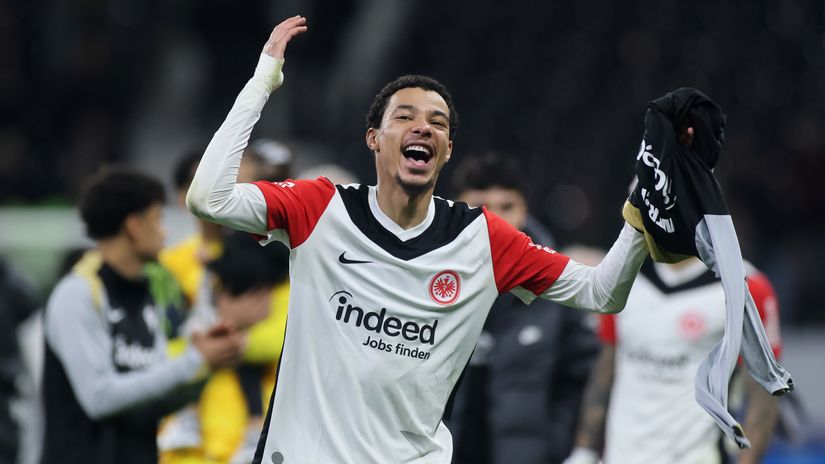 Hugo Ekitike (©Alex Grimm/Getty Images)