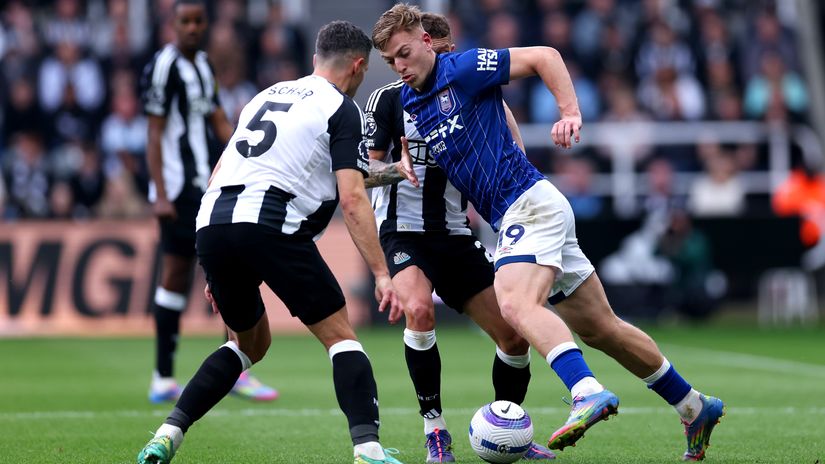 Delap in action against Newcastle (©Alex Livesey/Getty Images)