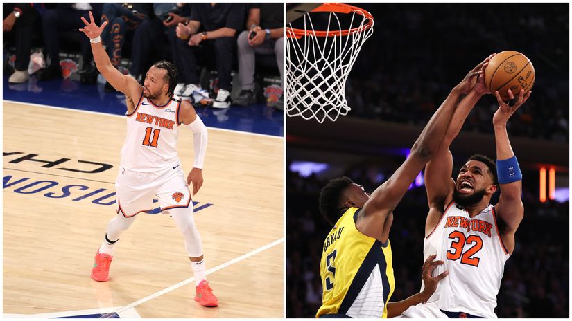 Knicks' heroes last night (©Getty Images)