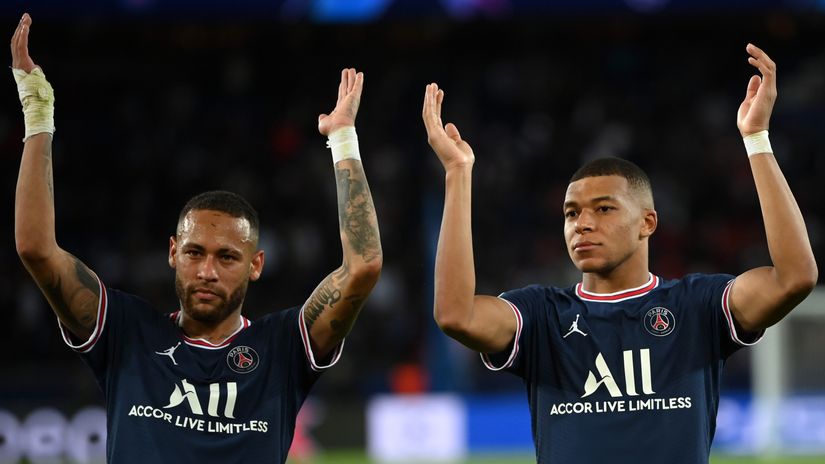 Neymar and Mbappe (©Getty Images)