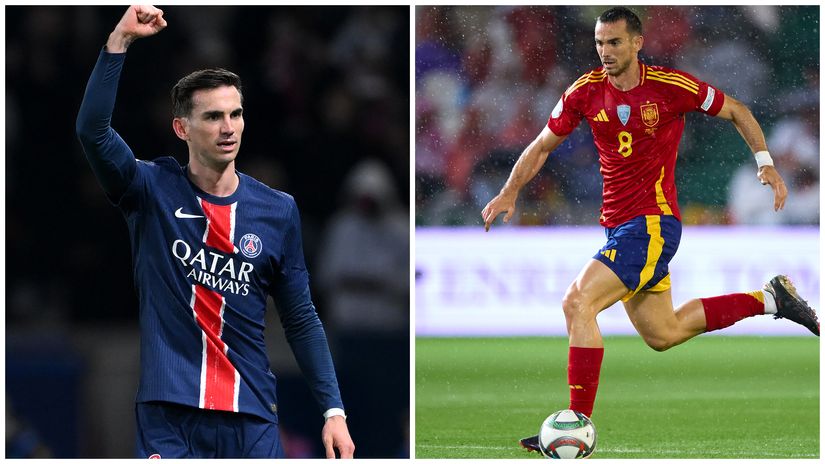 Ruiz in action for PSG and Spain (©Getty images)