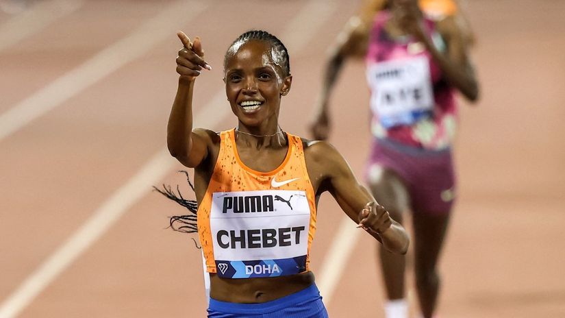 Beatrice Chebet ©KARIM JAAFAR / AFP