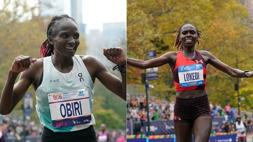 Hellen Obiri/Sharon Lokedi ©AFP