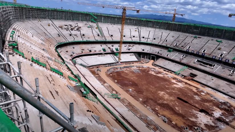 Two major updates from construction of Talanta Stadium [VIDEO]