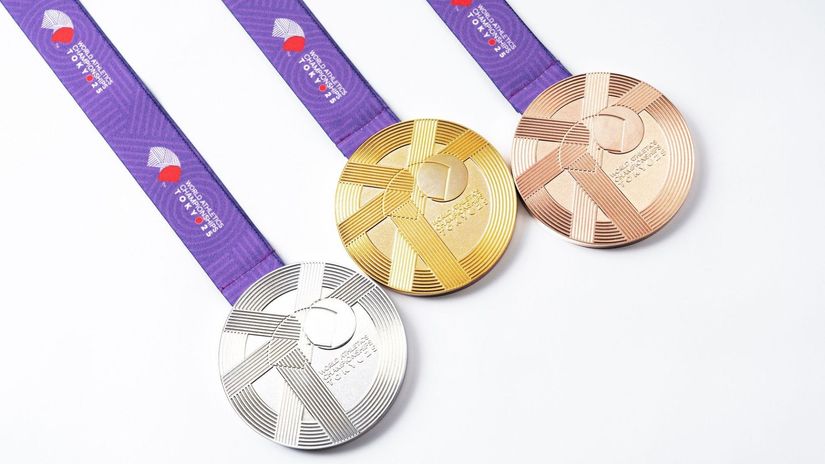 Story behind design of Tokyo World Championships medals