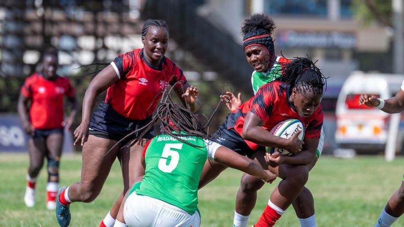 Kenya Lionesses in action © KRU