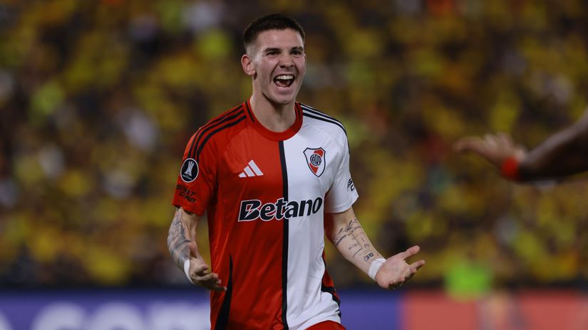 Franco Mastantuono (©Franklin Jacome/Getty Images)