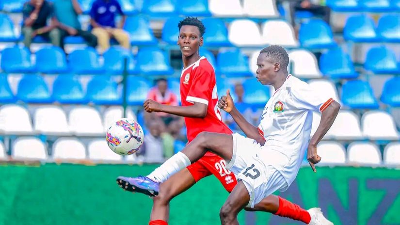 Action between Starlets and Burundi © Harambee Starlets