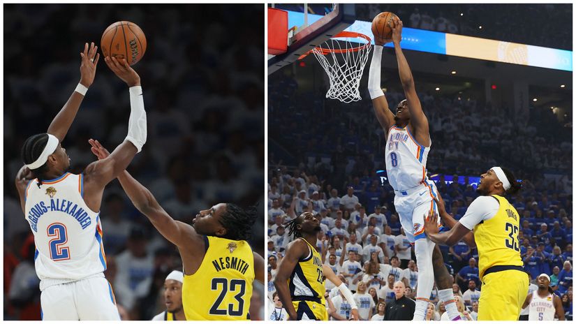 Oklahoma's lethal duo - SGA & Jalen Williams - in action (©AFP)