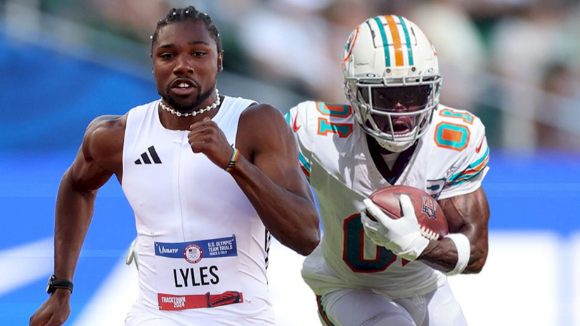 Noah Lyles and Tyreek Hill ©Getty Images