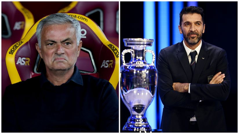 Jose Mourinho and Gianluigi Buffon (©Getty Images)