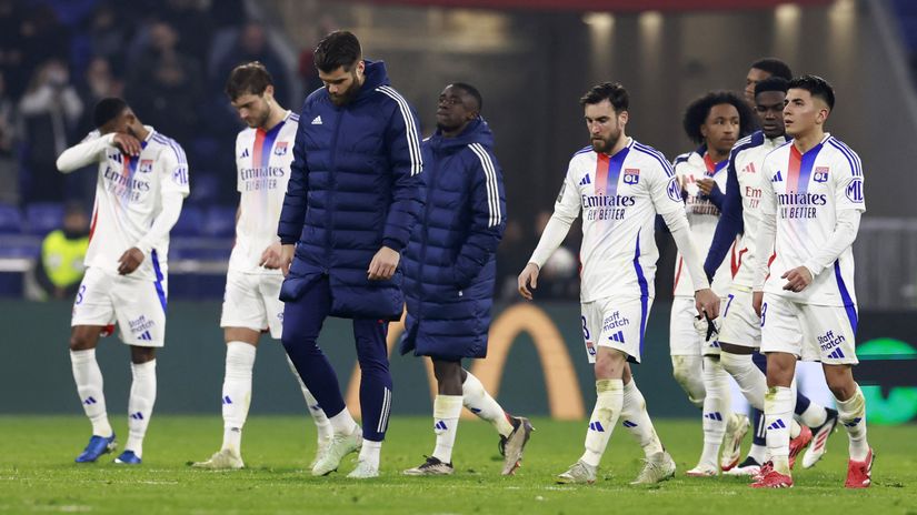 OL players in despair (©REUTERS/Manon Cruz)