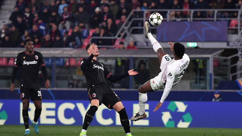 Jonathan David scoring the goal (©Getty Images)