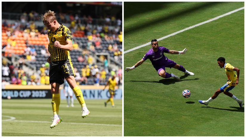 Moments from the both of the matches (©Getty Images)