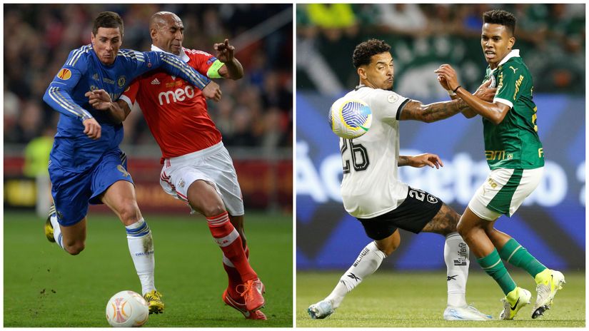 Scenes from last duels between tonight's rivals (©Getty Images)