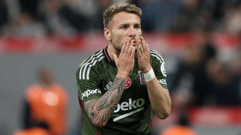 Ciro Immobile playing for Besiktas (©Ahmad Mora/Getty Images)