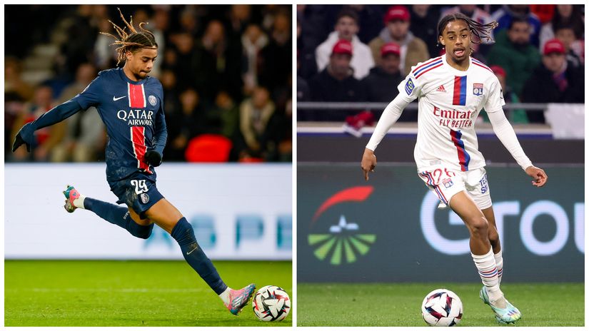 Bradley Barcola joined PSG from Olympique Lyon (©Gallo images)