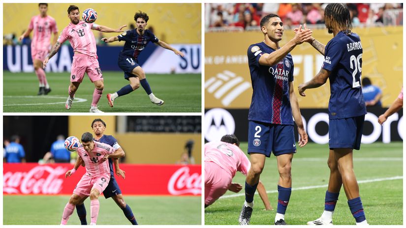 Messi and Suarez couldn't do a thing against PSG (© Alex Grimm/Getty Images)